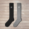 Charcoal Calcetines Hasta la Rodilla (2 pares)